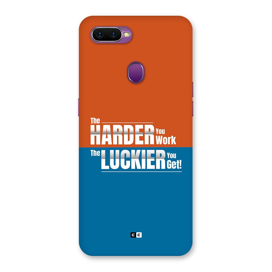 Hard Luck Back Case for Oppo F9