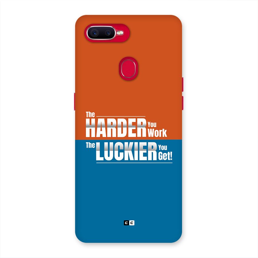 Hard Luck Back Case for Oppo F9 Pro