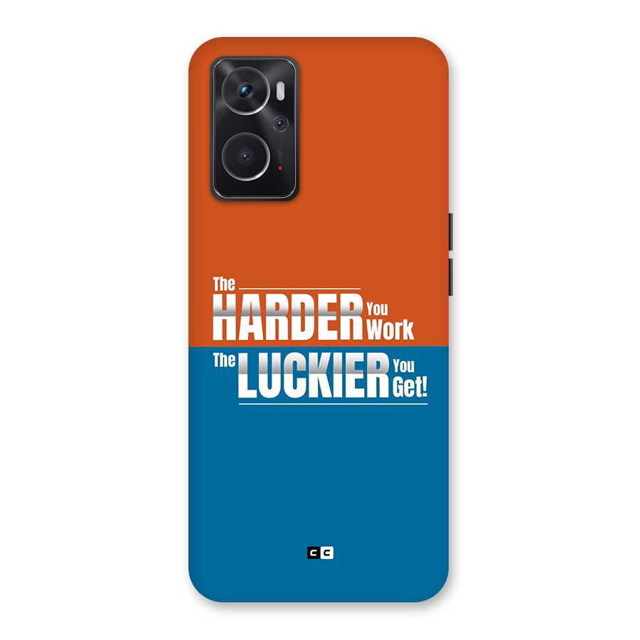 Hard Luck Back Case for Oppo K10 4G