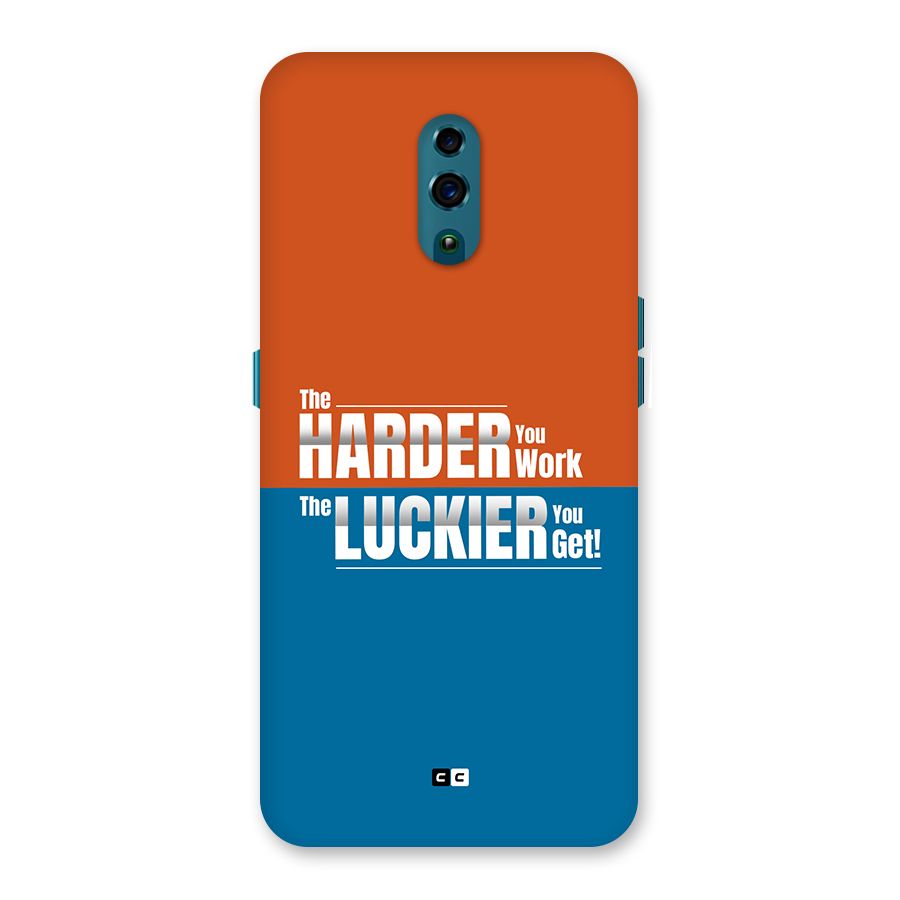 Hard Luck Back Case for Oppo Reno