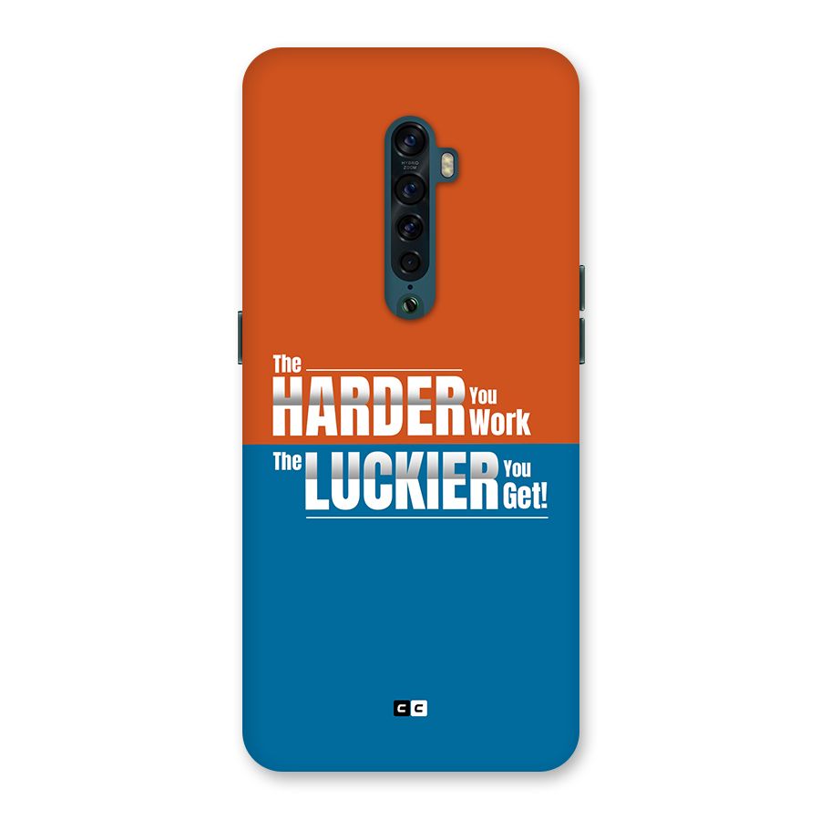Hard Luck Back Case for Oppo Reno2