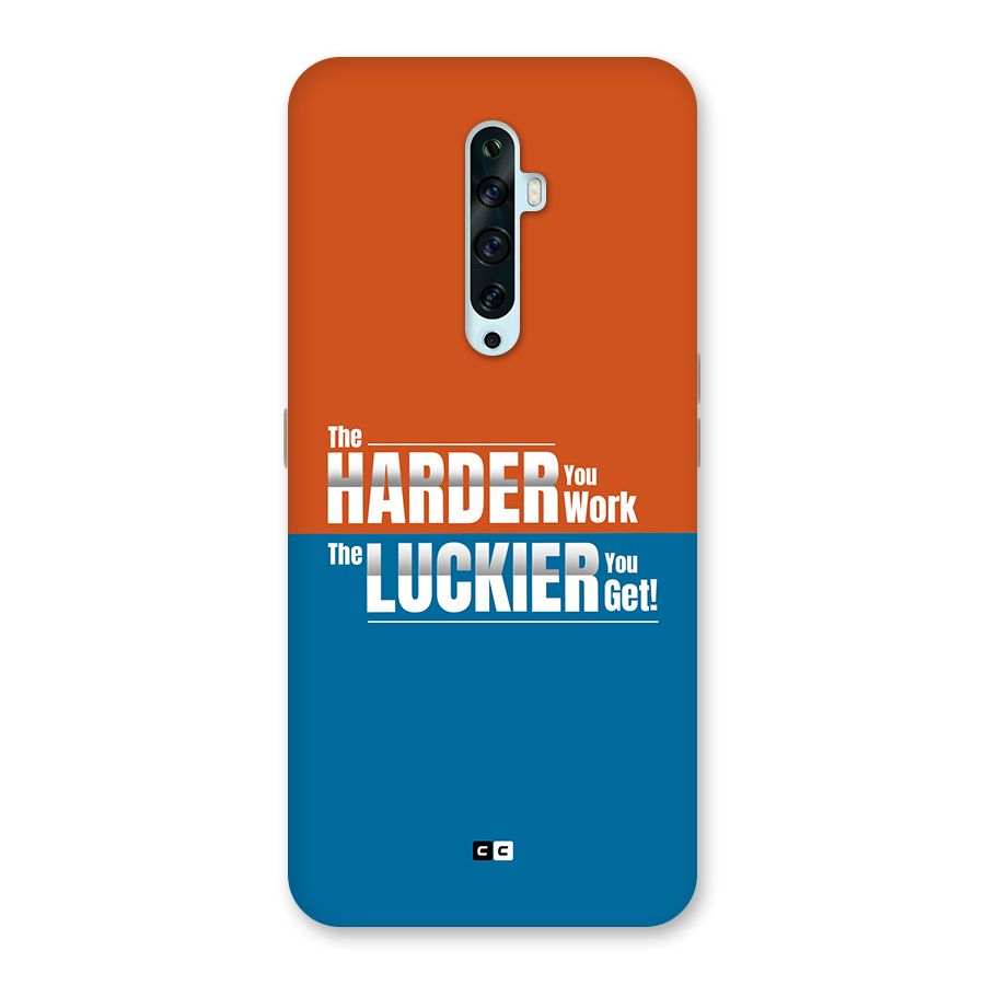 Hard Luck Back Case for Oppo Reno2 F