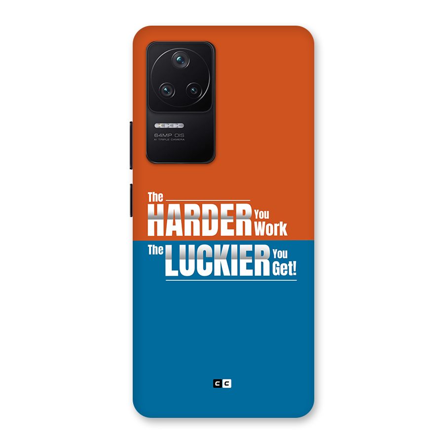 Hard Luck Back Case for Poco F4 5G