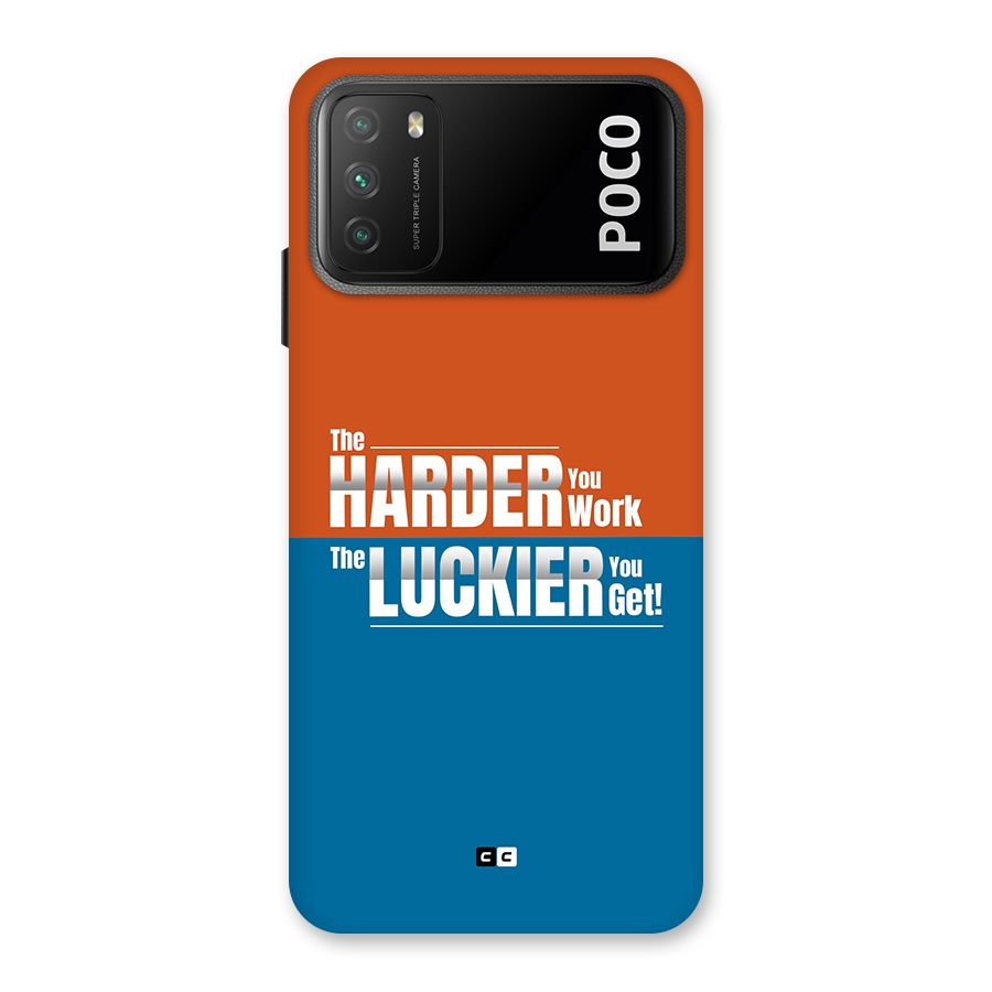 Hard Luck Back Case for Poco M3