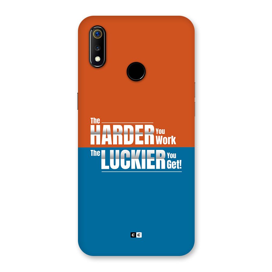 Hard Luck Back Case for Realme 3