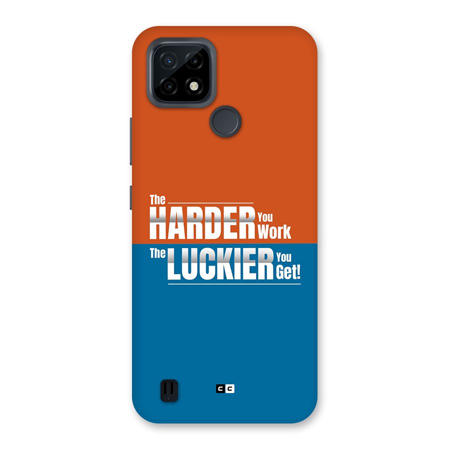 Hard Luck Back Case for Realme C21