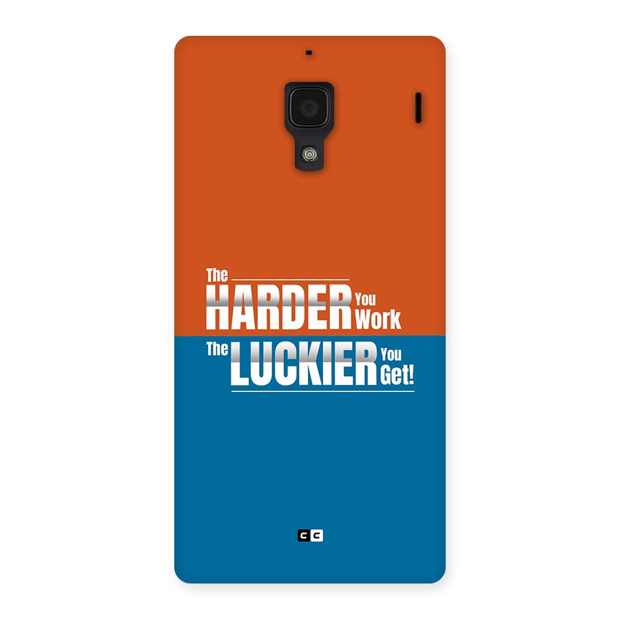 Hard Luck Back Case for Redmi 1s
