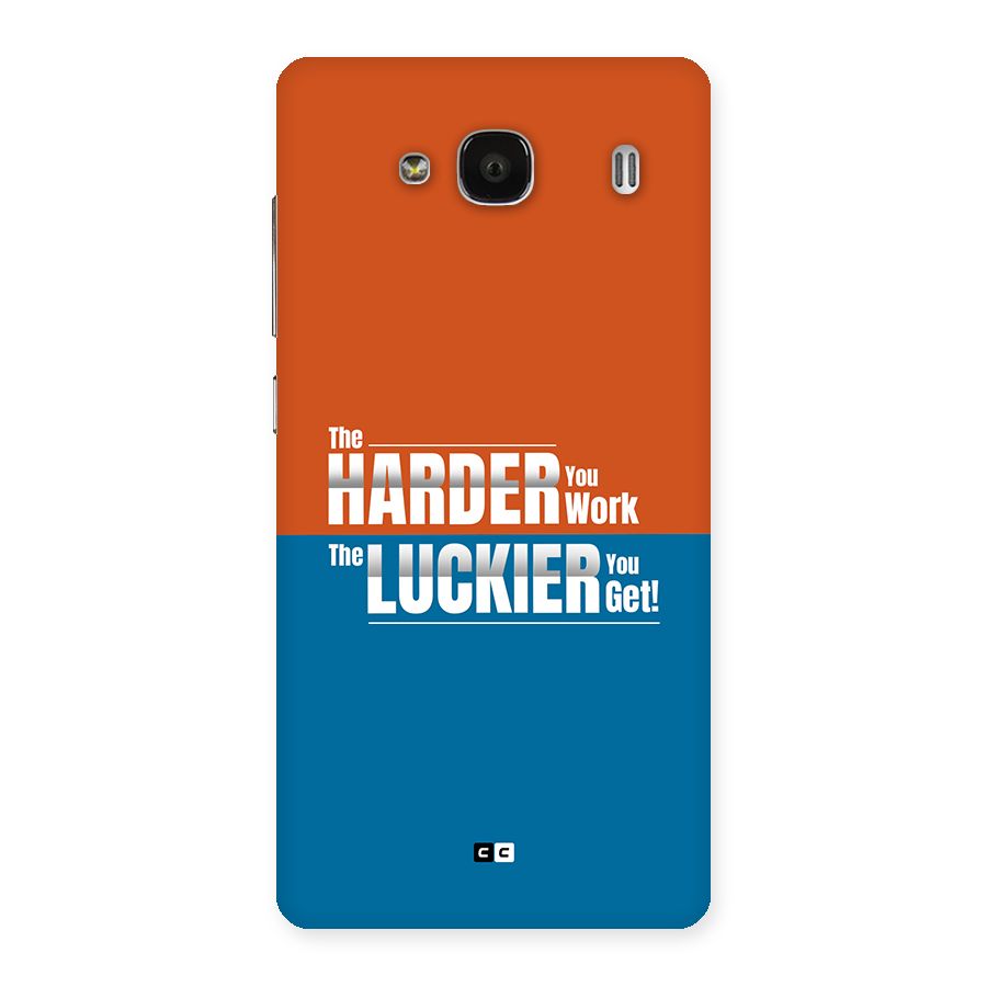 Hard Luck Back Case for Redmi 2