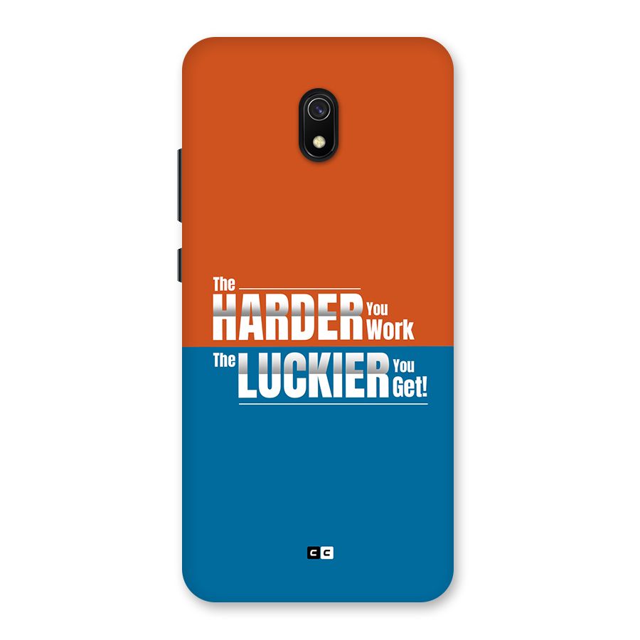 Hard Luck Back Case for Redmi 8A