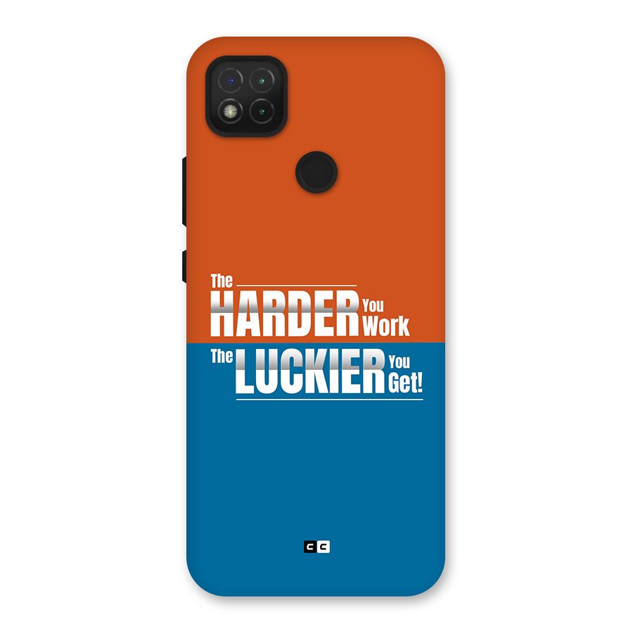 Hard Luck Back Case for Redmi 9 Activ