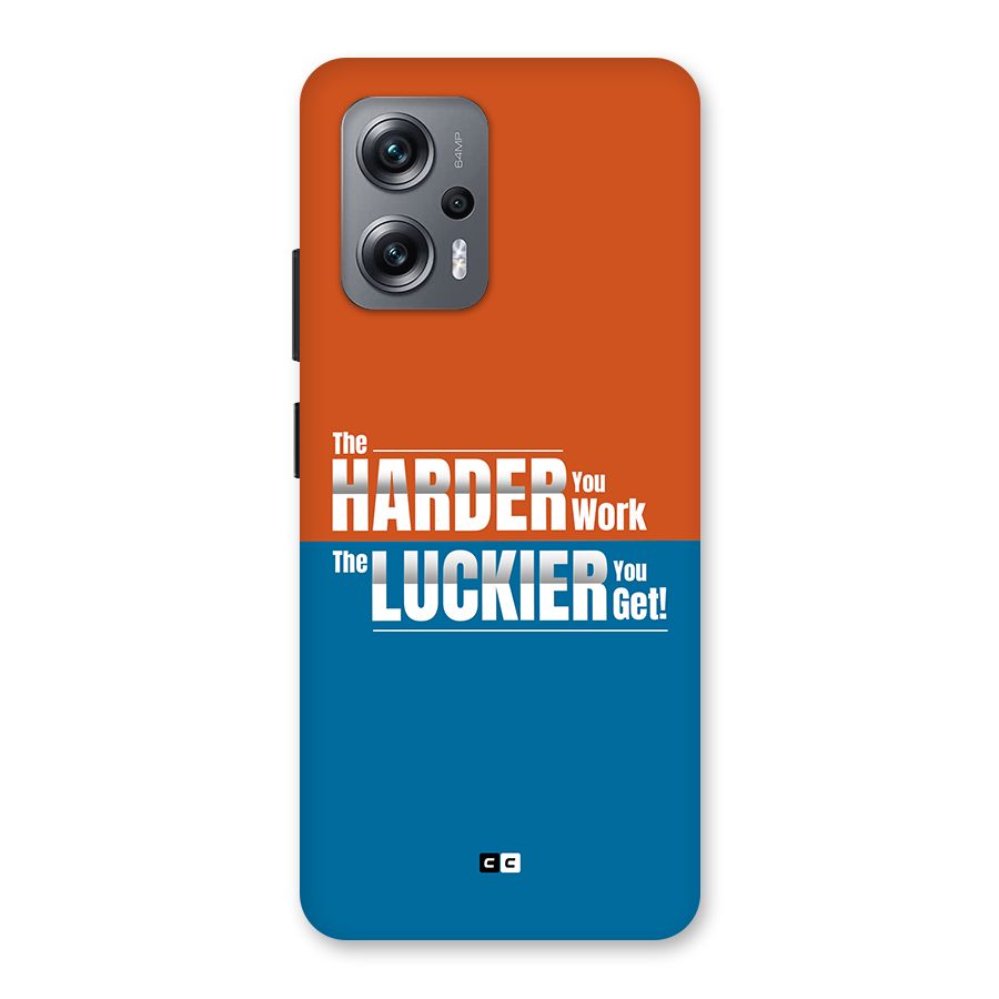 Hard Luck Back Case for Redmi K50i