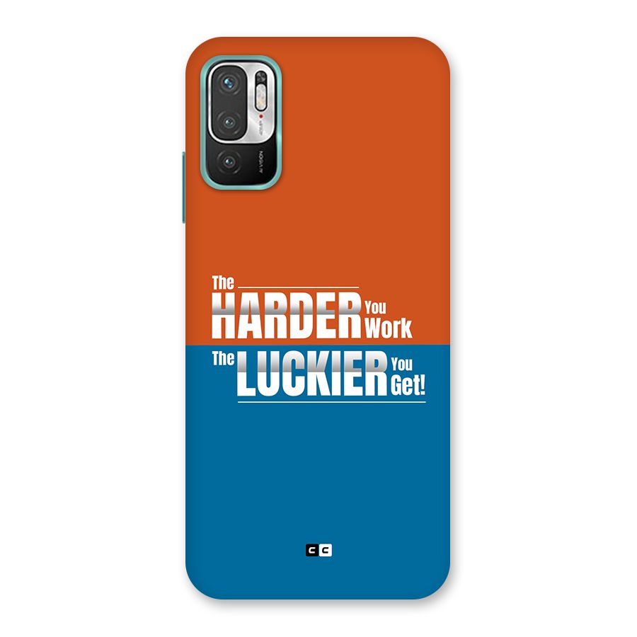Hard Luck Back Case for Redmi Note 10T 5G