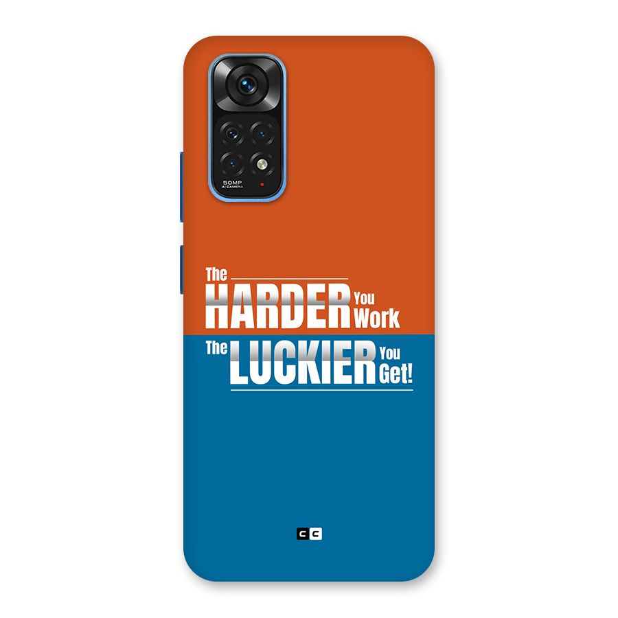 Hard Luck Back Case for Redmi Note 11S