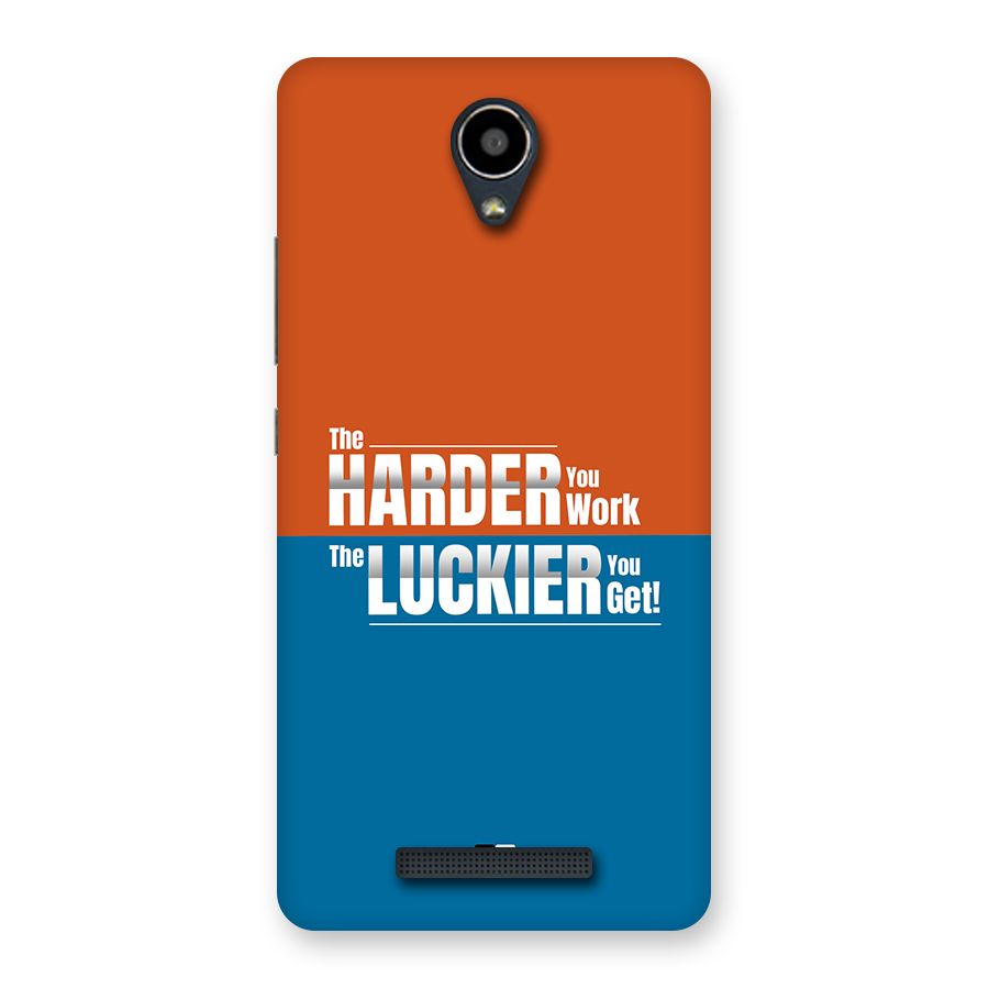 Hard Luck Back Case for Redmi Note 2