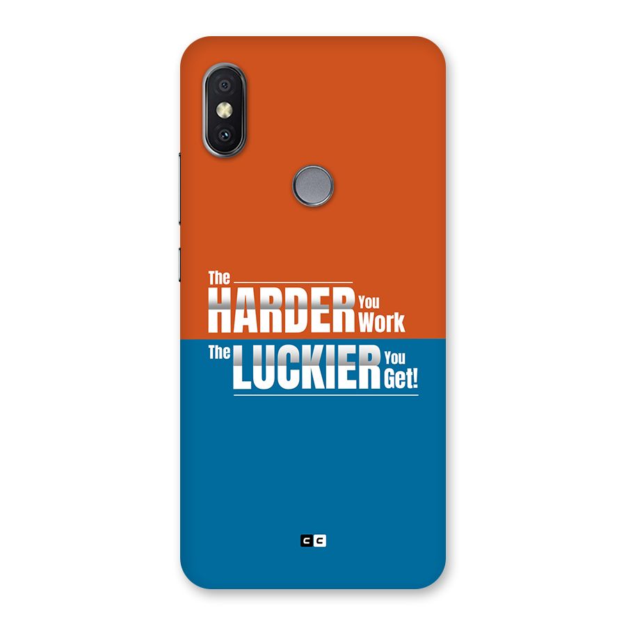 Hard Luck Back Case for Redmi Y2