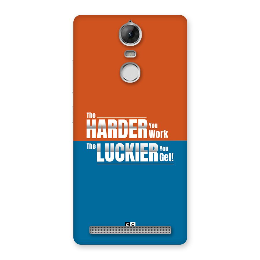 Hard Luck Back Case for Vibe K5 Note