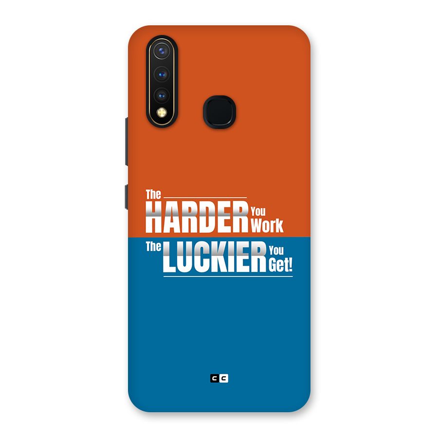 Hard Luck Back Case for Vivo Y19