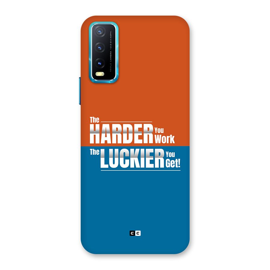 Hard Luck Back Case for Vivo Y20A