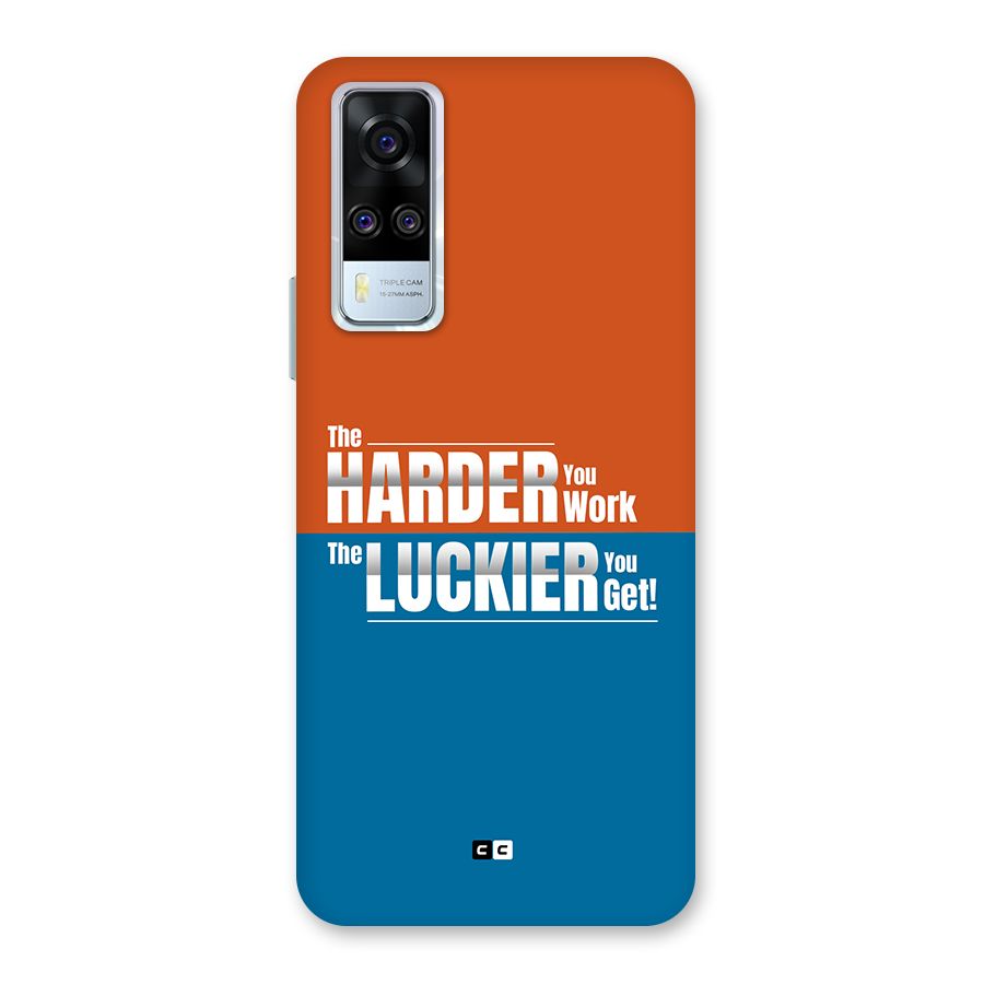 Hard Luck Back Case for Vivo Y31