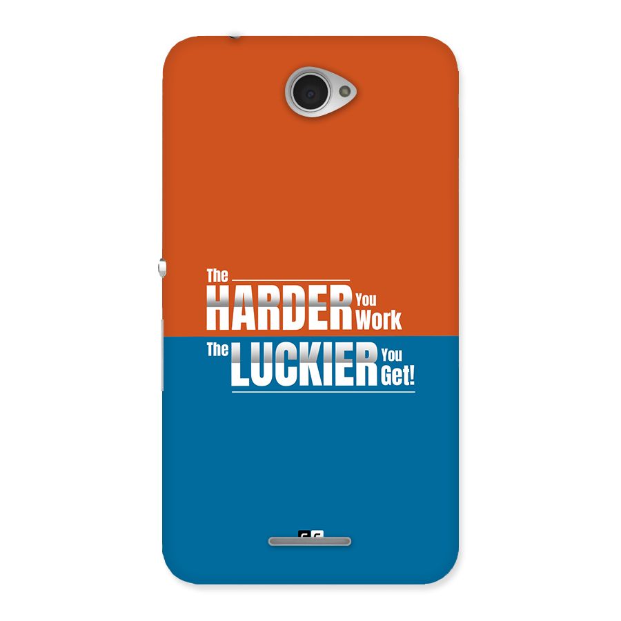 Hard Luck Back Case for Xperia E4