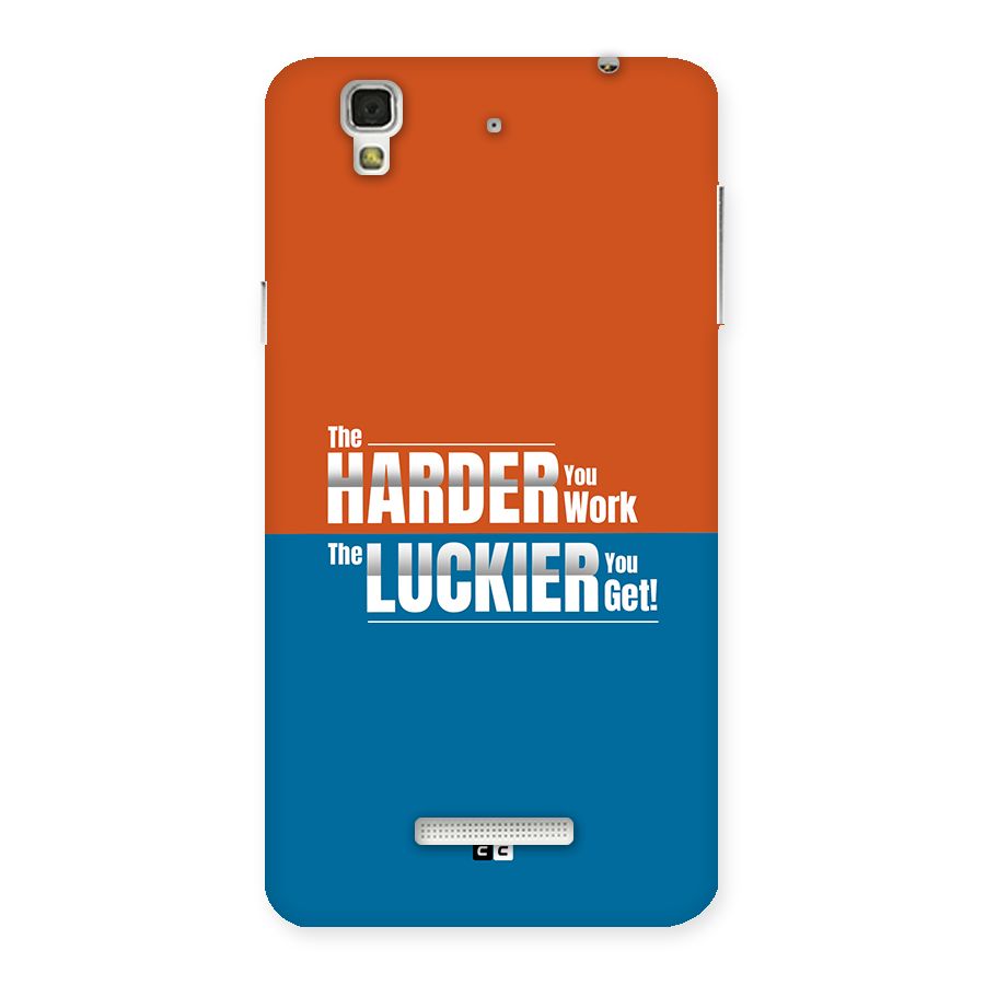 Hard Luck Back Case for Yureka