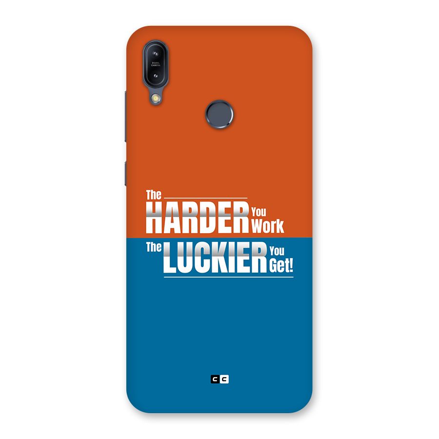 Hard Luck Back Case for Zenfone Max M2