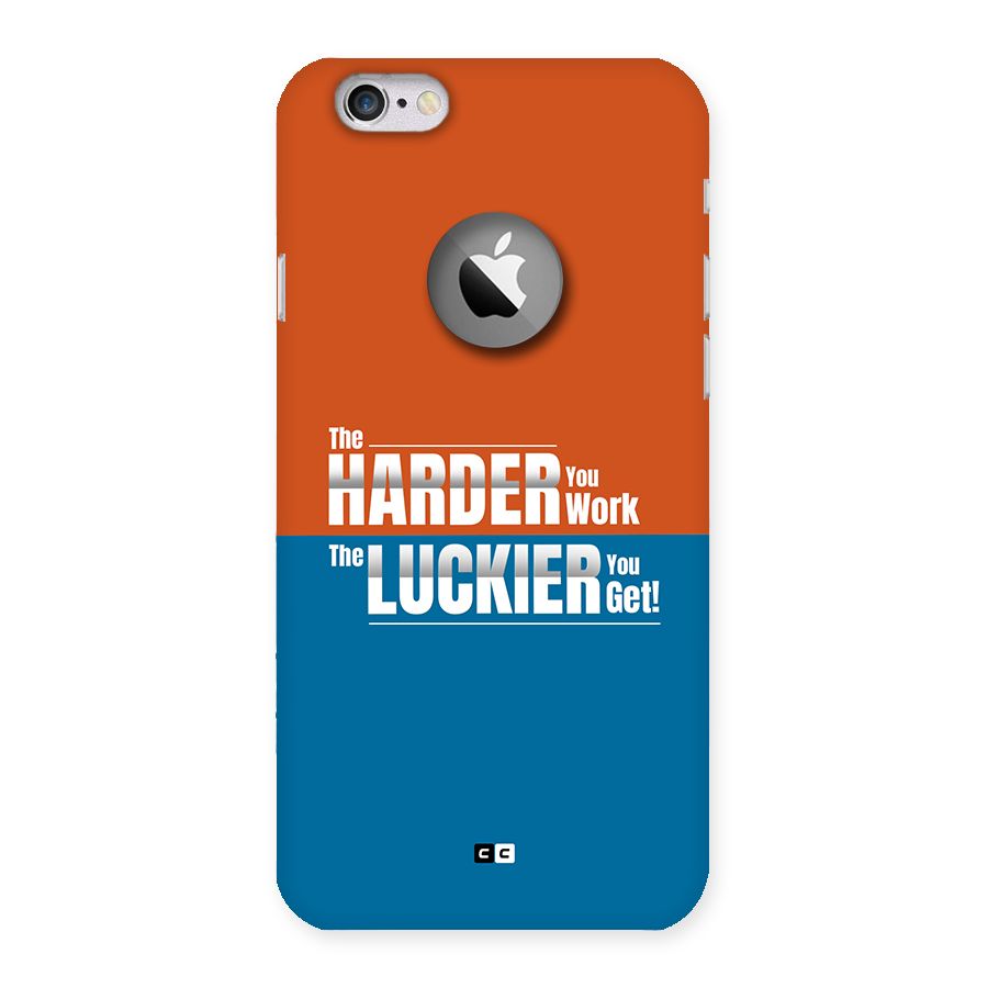 Hard Luck Back Case for iPhone 6 Logo Cut