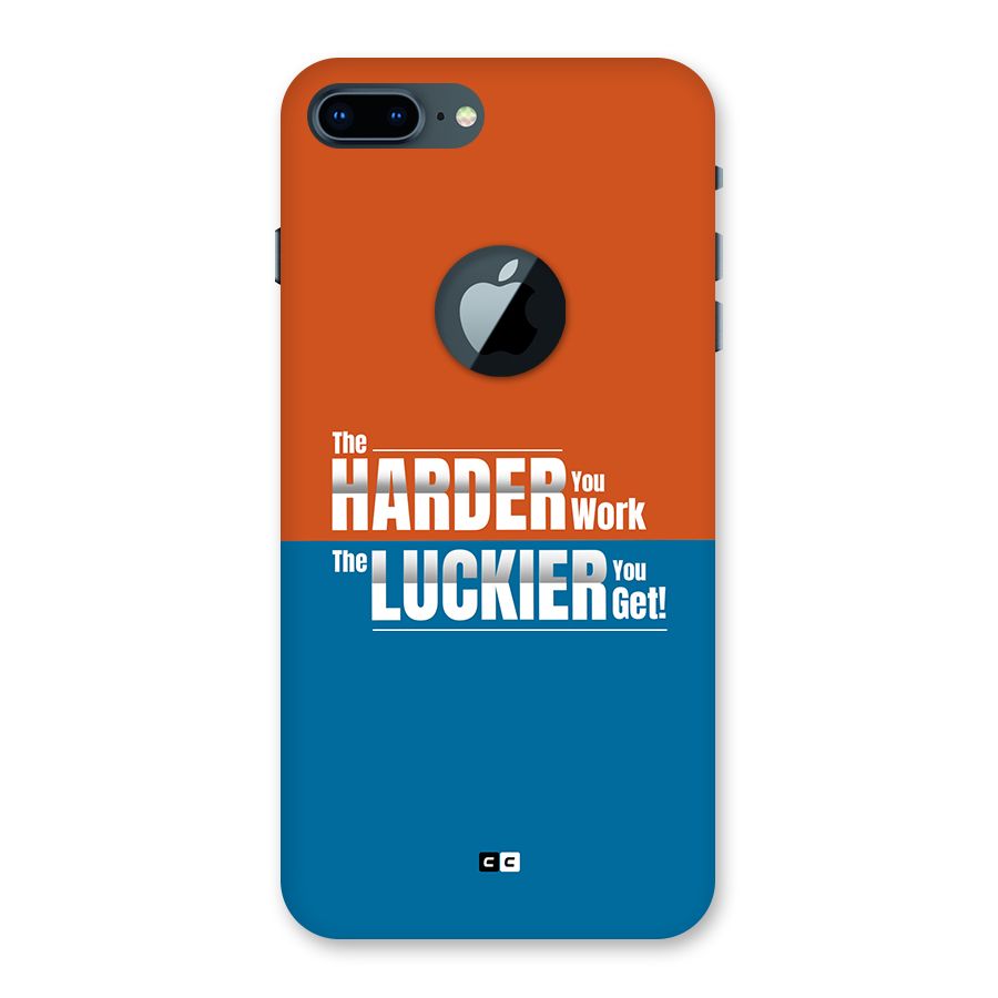 Hard Luck Back Case for iPhone 7 Plus Logo Cut