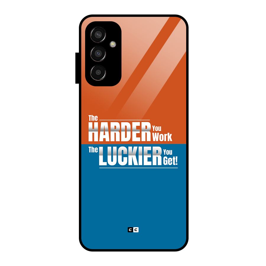 Hard Luck Glass Back Case for Galaxy F13