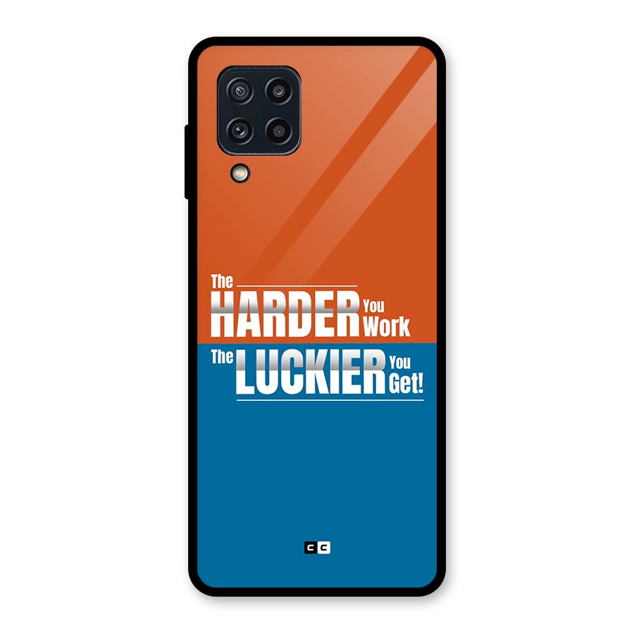 Hard Luck Glass Back Case for Galaxy M32