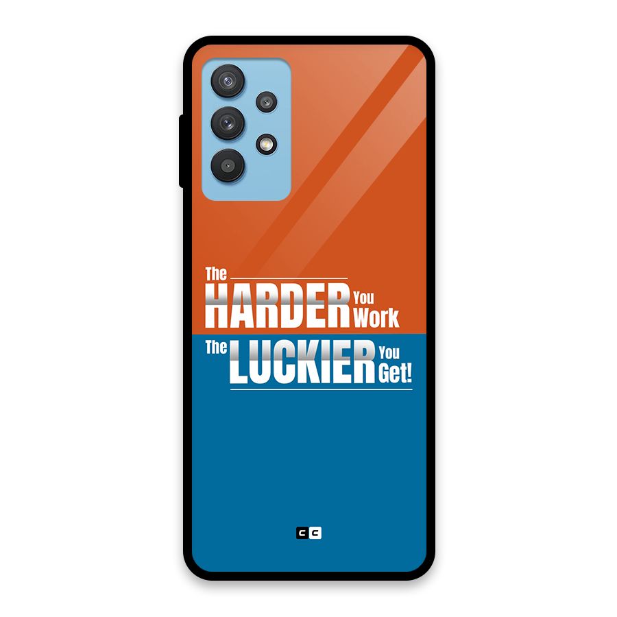 Hard Luck Glass Back Case for Galaxy M32 5G