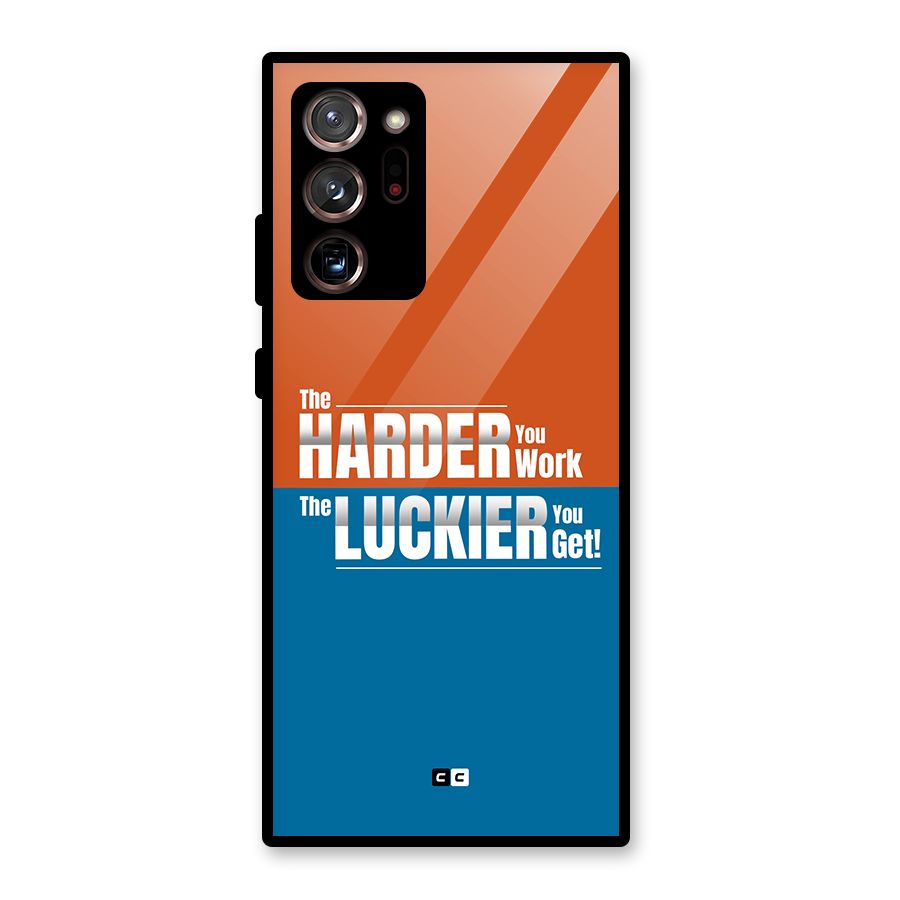 Hard Luck Glass Back Case for Galaxy Note 20 Ultra 5G