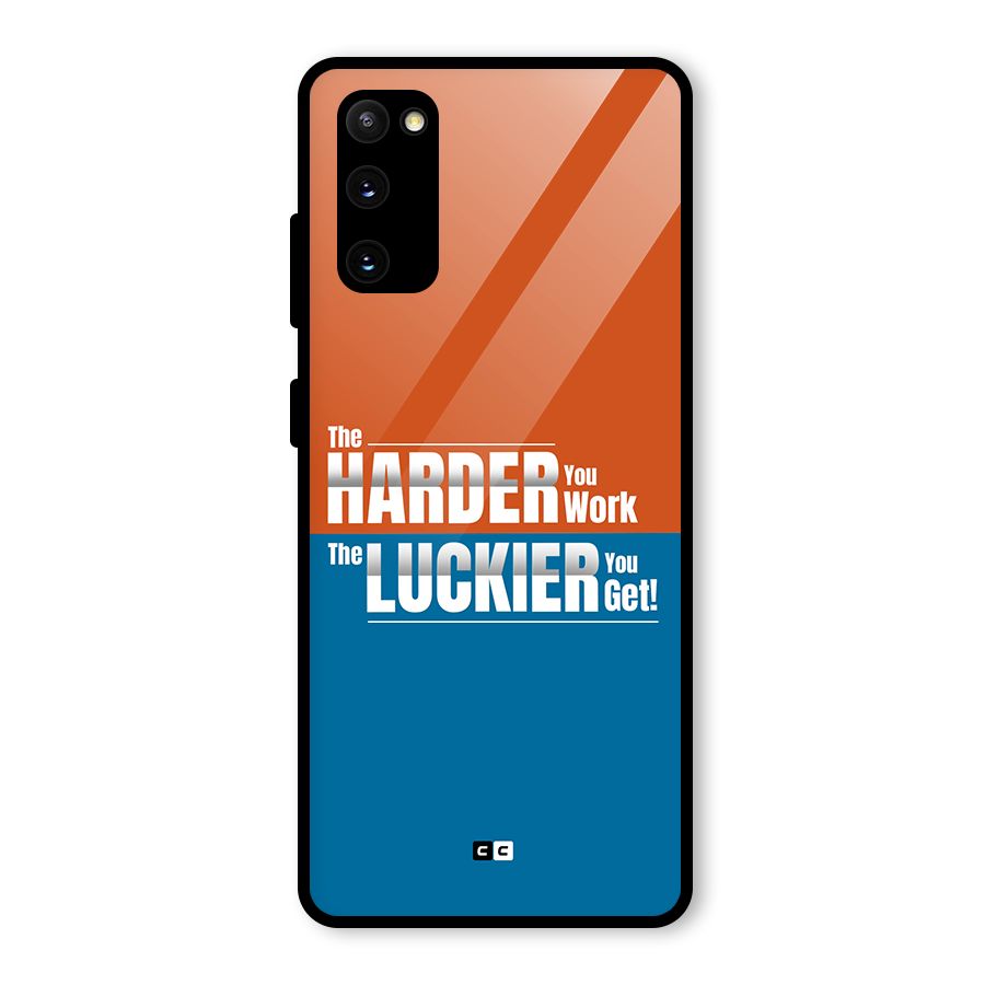 Hard Luck Glass Back Case for Galaxy S20 FE