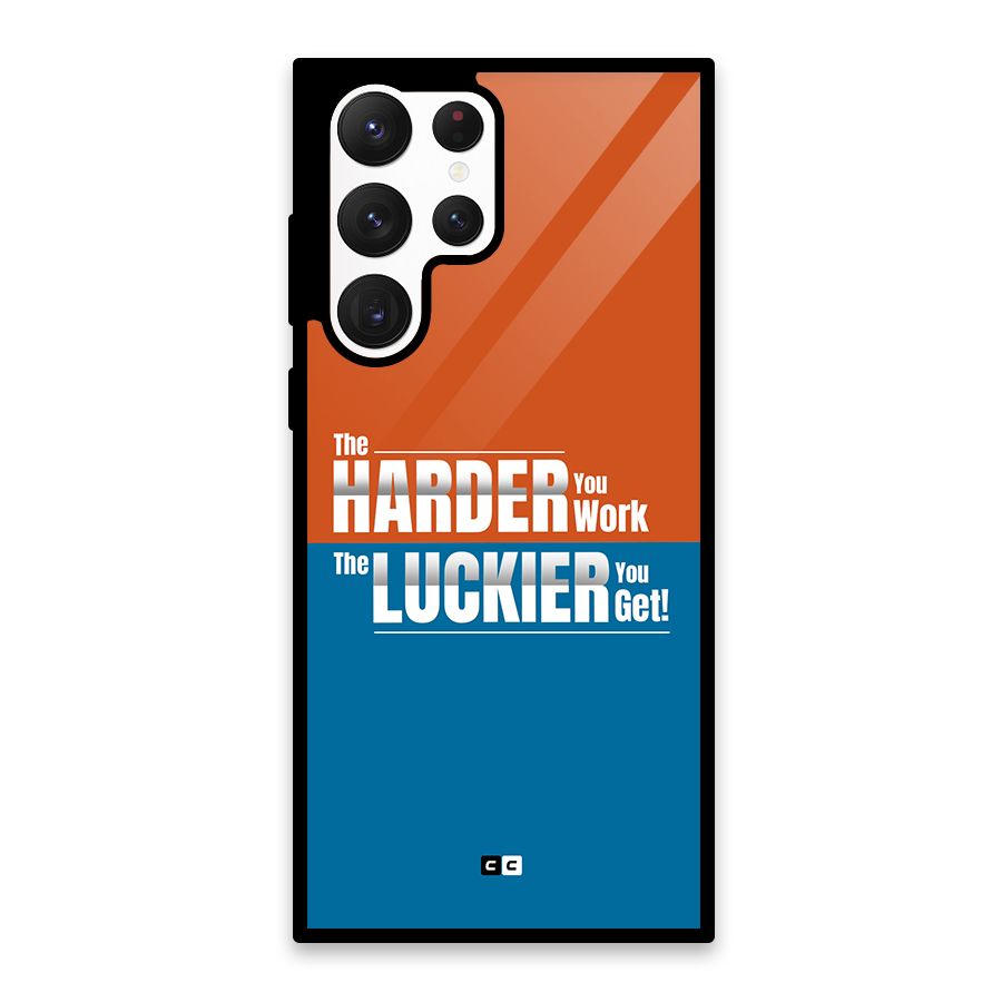 Hard Luck Glass Back Case for Galaxy S22 Ultra 5G