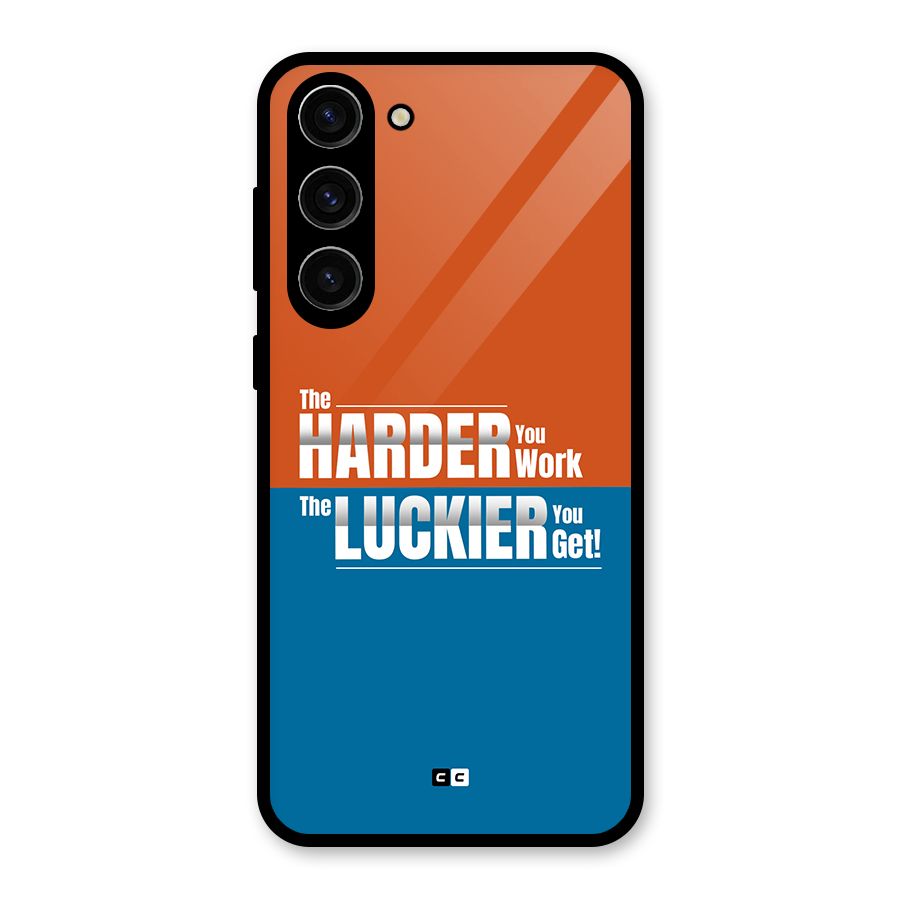 Hard Luck Glass Back Case for Galaxy S23 Plus