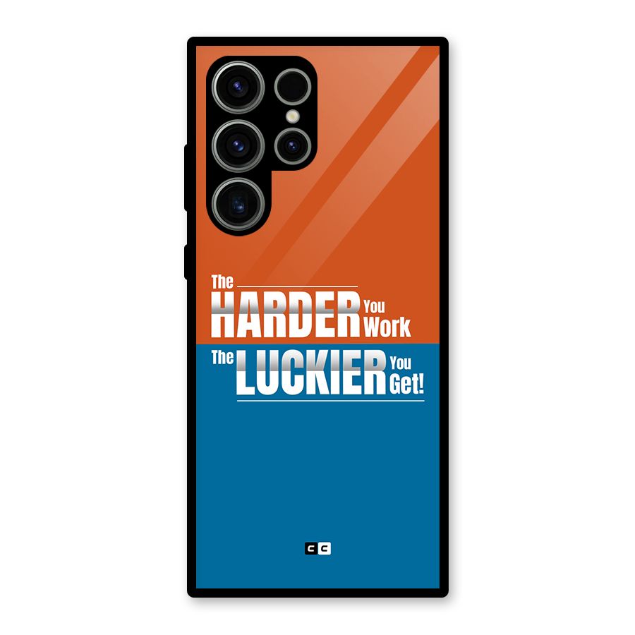 Hard Luck Glass Back Case for Galaxy S23 Ultra
