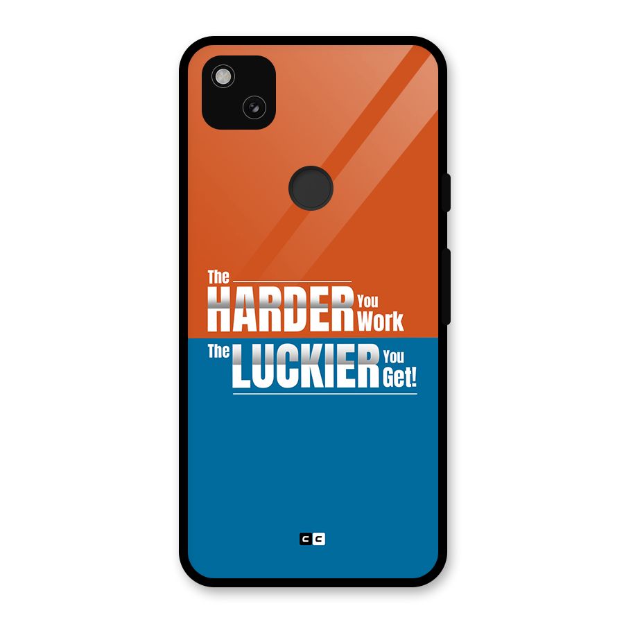 Hard Luck Glass Back Case for Google Pixel 4a
