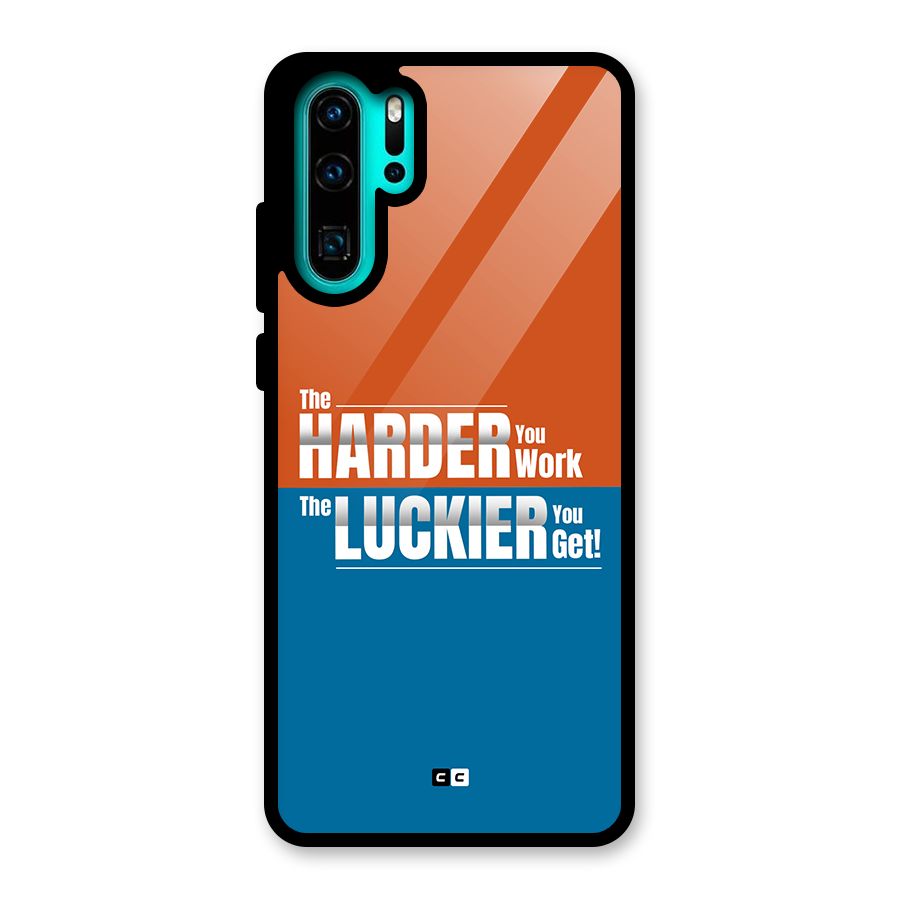 Hard Luck Glass Back Case for Huawei P30 Pro