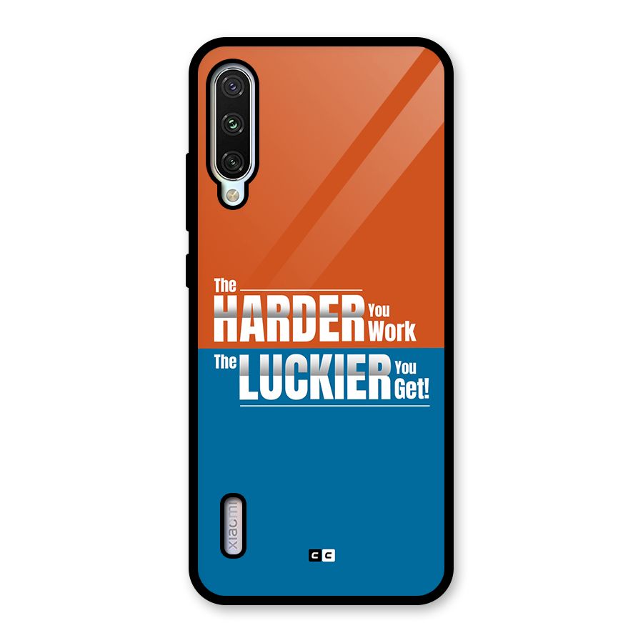 Hard Luck Glass Back Case for Mi A3