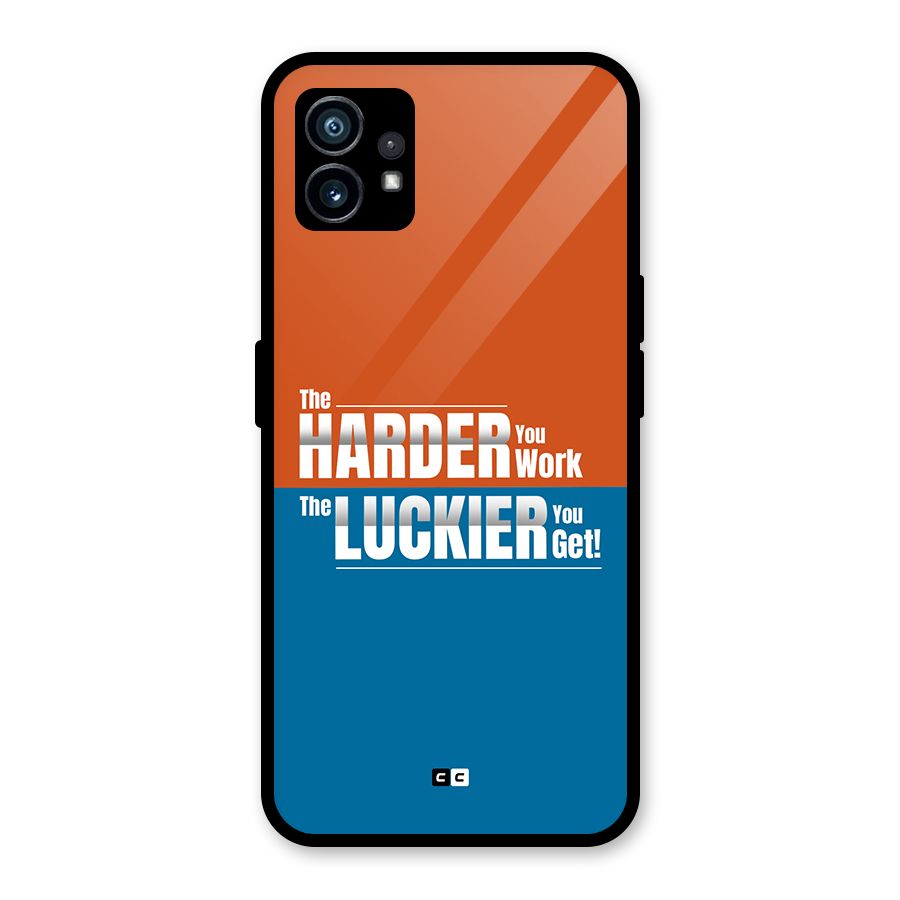 Hard Luck Glass Back Case for Nothing Phone 1