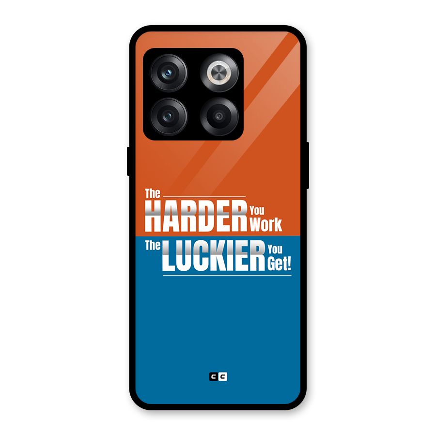 Hard Luck Glass Back Case for OnePlus 10T
