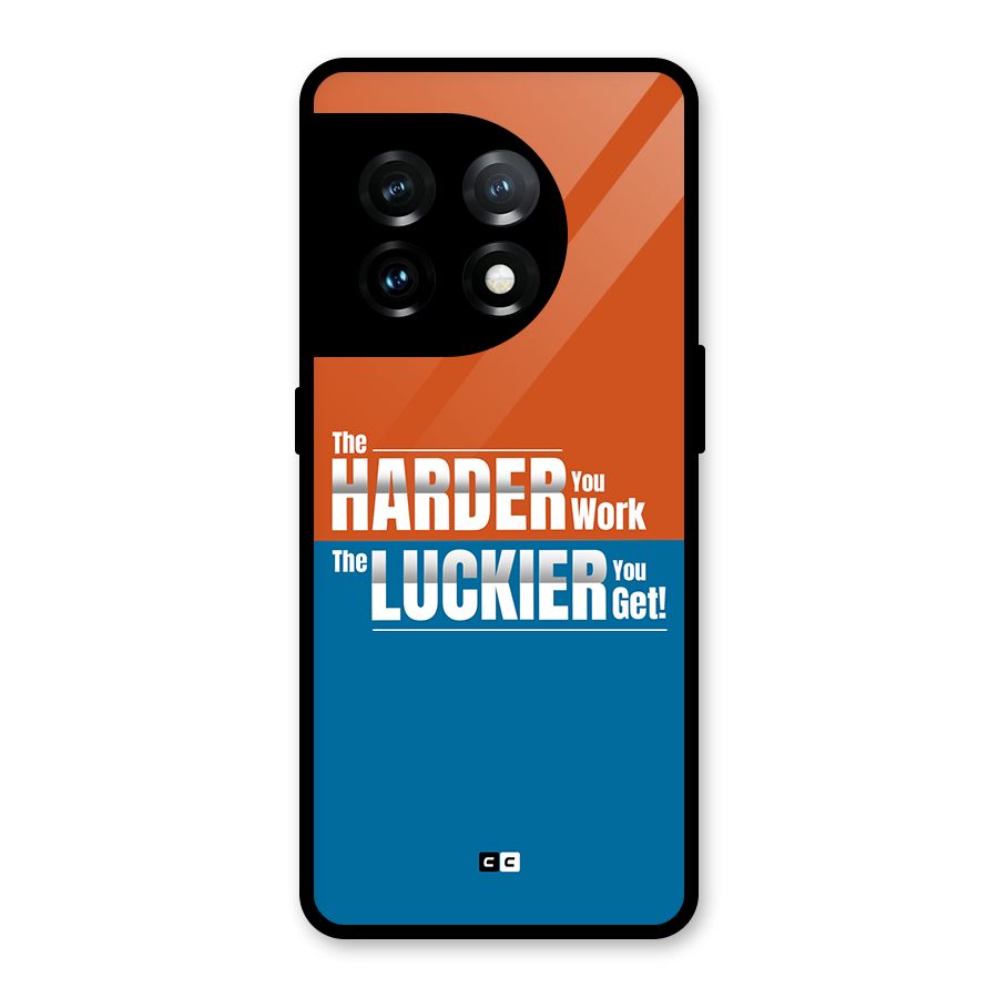Hard Luck Glass Back Case for OnePlus 11