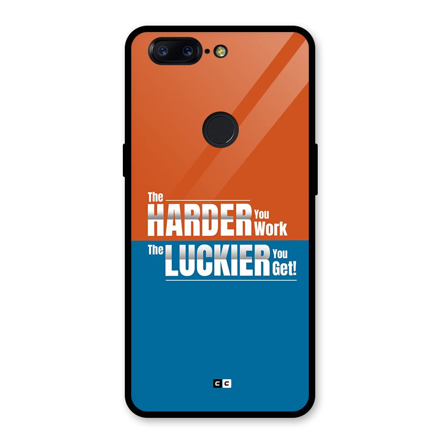 Hard Luck Glass Back Case for OnePlus 5T