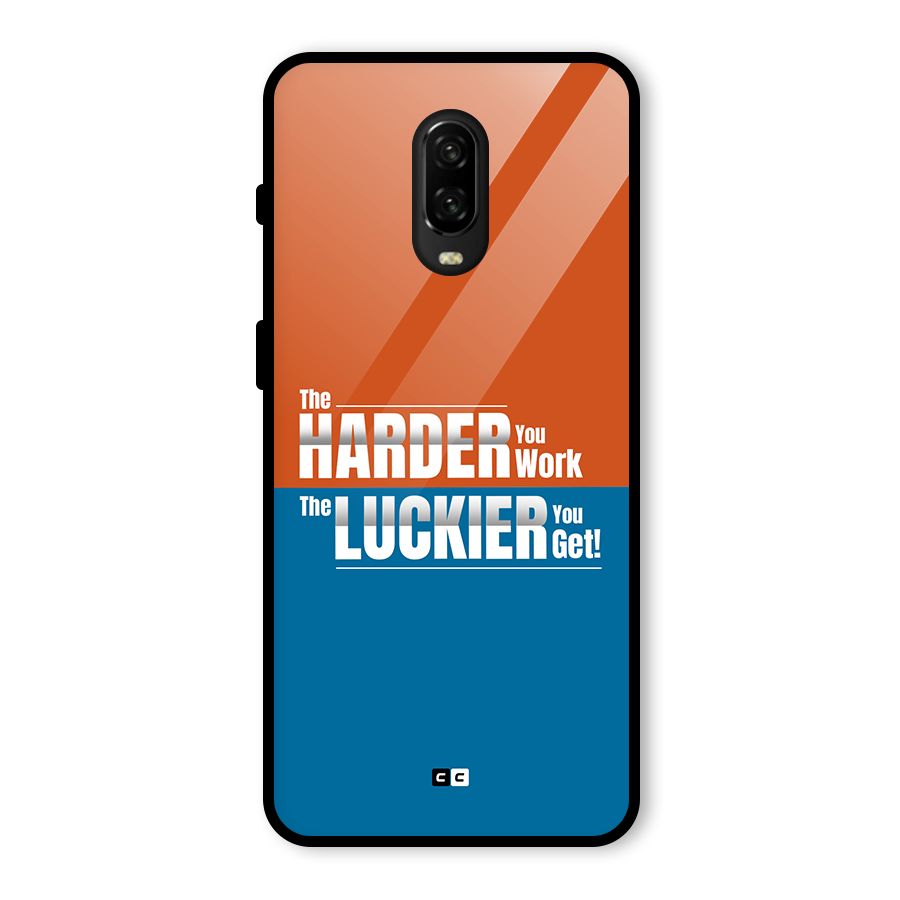 Hard Luck Glass Back Case for OnePlus 6T