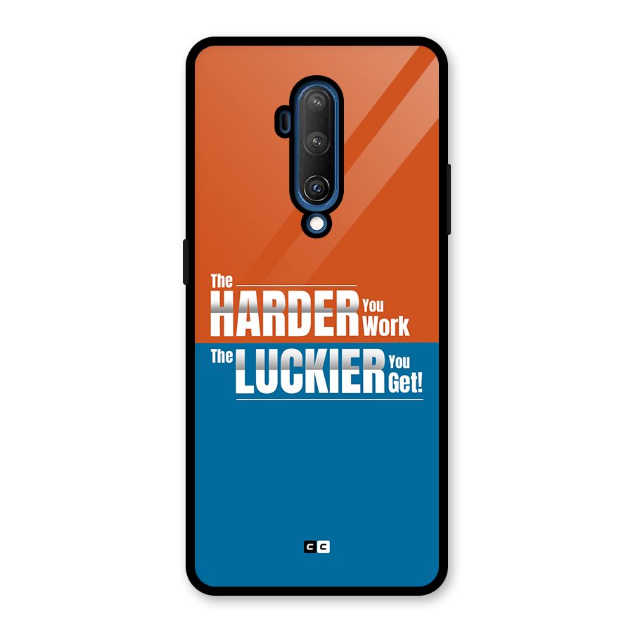 Hard Luck Glass Back Case for OnePlus 7T Pro
