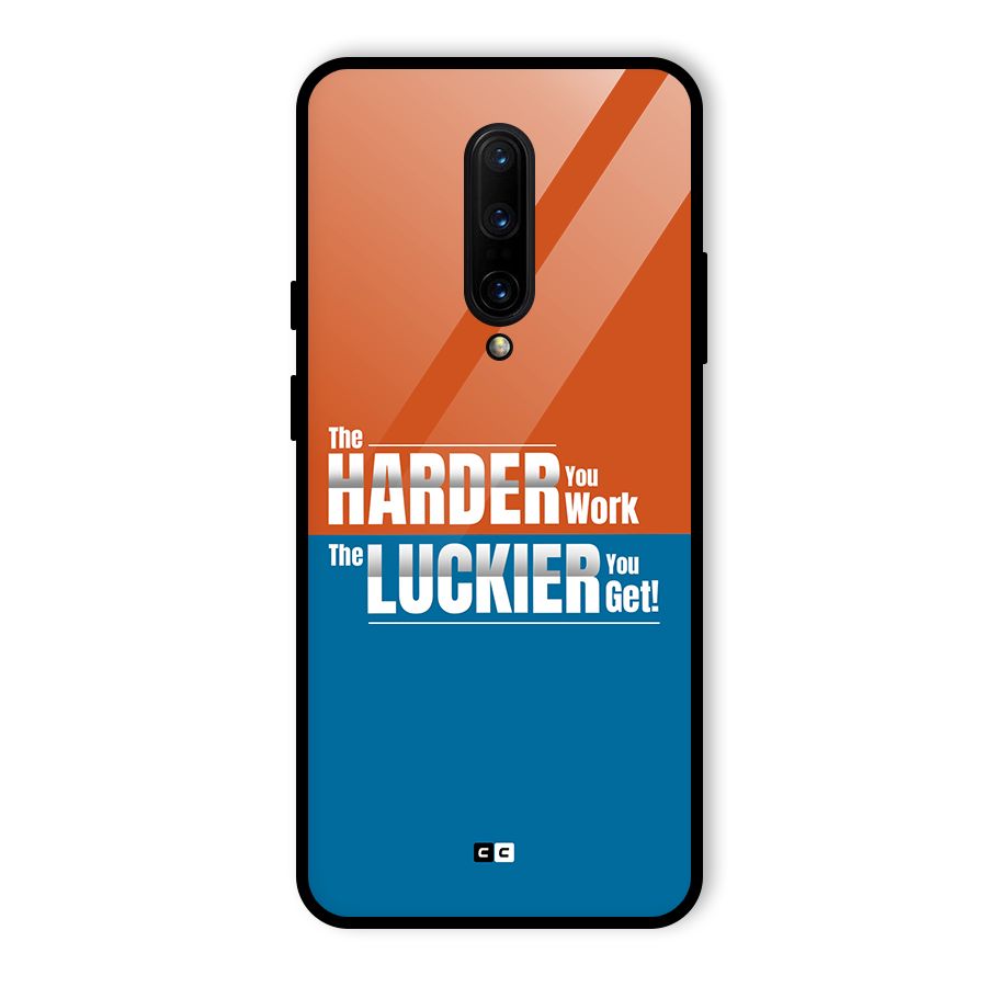 Hard Luck Glass Back Case for OnePlus 7 Pro