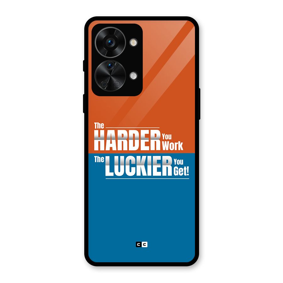 Hard Luck Glass Back Case for OnePlus Nord 2T