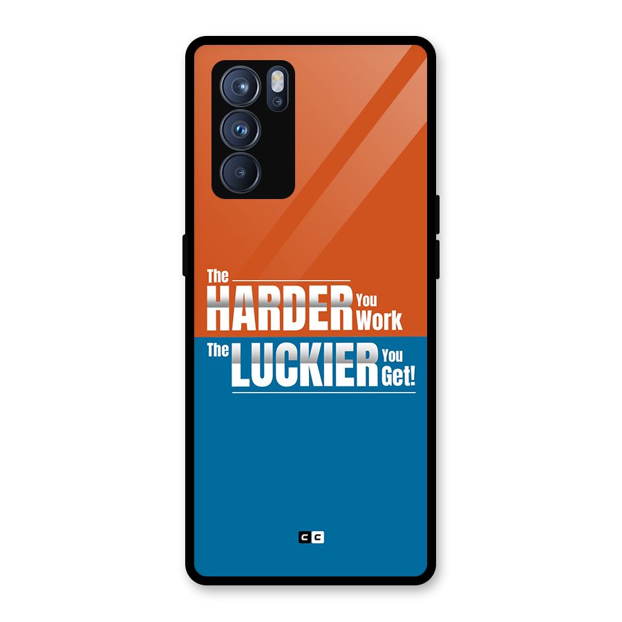 Hard Luck Glass Back Case for Oppo Reno6 Pro 5G