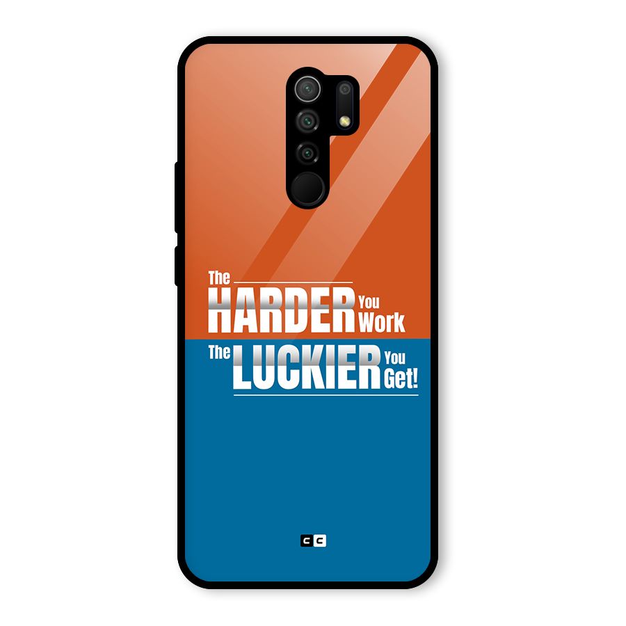 Hard Luck Glass Back Case for Poco M2