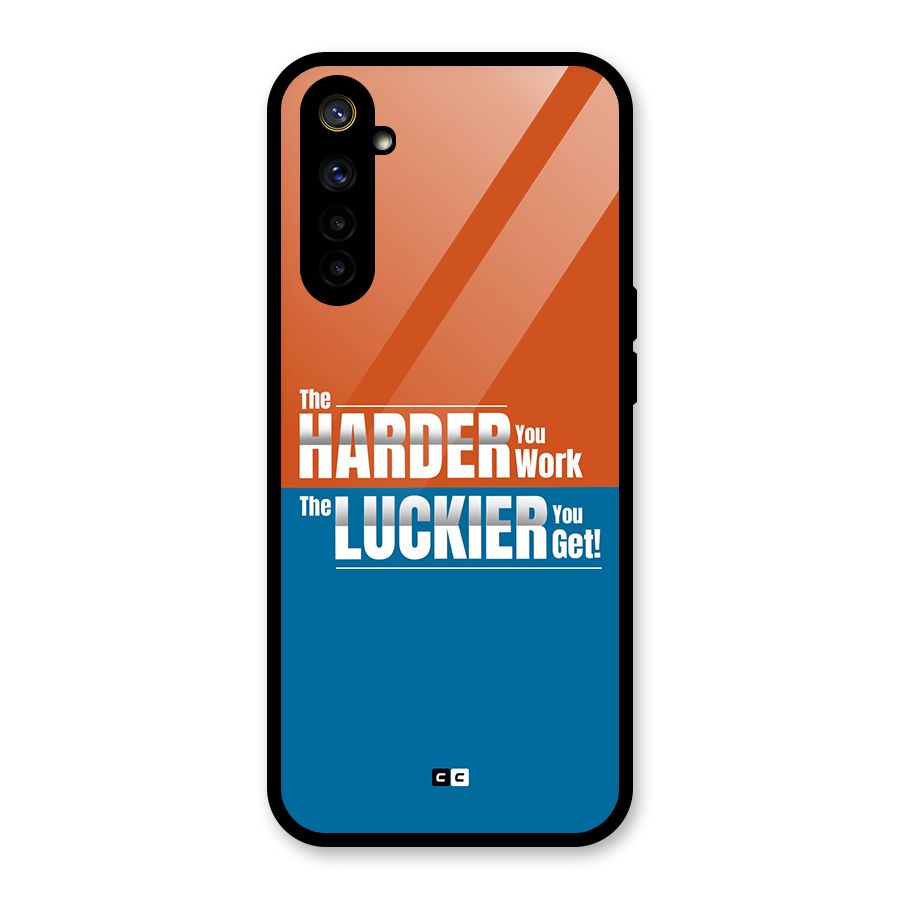 Hard Luck Glass Back Case for Realme 6